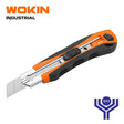 Industrial Snap-Off Blade Knife with ABS case 25 x 140mm Wokin Brand - BAS Kuwait Bab Al Saif Standard 25 X 140Mm 