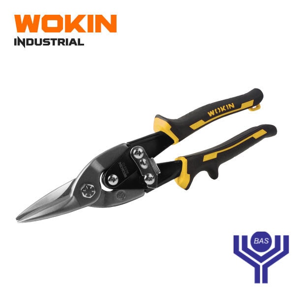Industrial STRAIGHT Aviation Snips 10" / 250mm Wokin Brand - BAS Kuwait Bab Al Saif Standard 10" / 250Mm 