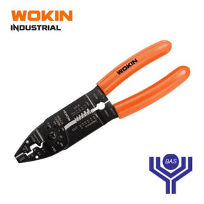 Industrial Wire Stripping and Crimping Plier Wokin Brand - BAS Kuwait Bab Al Saif Red 8.5" 