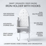 Iron Holder with Hooks - BAS Kuwait Bab Al Saif 