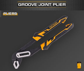 Joint Pliers Carbon Steel Water Pump Slip Groove 10" DINGQI BRAND - BAS Kuwait Bab Al Saif Standard Standard 