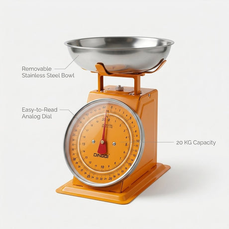 Kitchen Weight Measuring Weighing Scale 20KG Capacity DINGQI BRAND - BAS Kuwait Bab Al Saif 