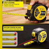 Laser distance meter 50m with 5m tape measure 2 in 1 digital measuring tool