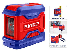 Laser Level / Self-Leveling Line Laser Machine 15m Range EMTOP BRAND - BAS Kuwait