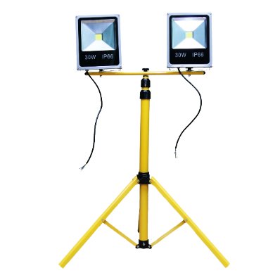 LED Work Light (pair) with Stand 30W - BAS Kuwait Bab Al Saif Red Standard 