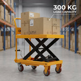 LIFTING TABLE CART High Quality High Lift 300Kg Industrial Use DINGQI BRAND - BAS Kuwait Bab Al Saif 