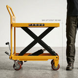 LIFTING TABLE CART High Quality High Lift 300Kg Industrial Use DINGQI BRAND - BAS Kuwait Bab Al Saif 