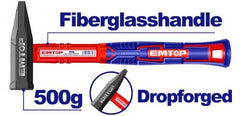 Machinist Hammer Fiberglass Handle EMTOP BRAND - BAS Kuwait