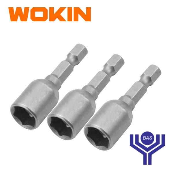 Magnetic Nut Socket / Kirby Socket (3 pcs) WOkin Brand - BAS Kuwait Bab Al Saif Standard 10Mm 