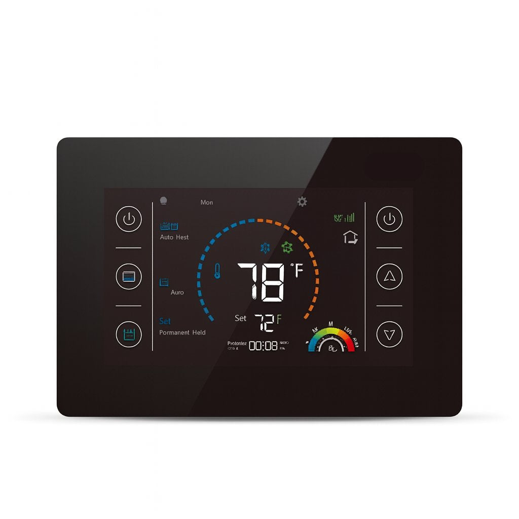 mart WiFi Thermostat for Air Conditioner | Edison 24V Touchscreen Digital AC Controller - BAS Kuwait Bab Al Saif 