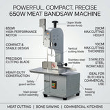 Meat Bandsaw Machine 650W I Bone saw Machine - BAS Kuwait Bab Al Saif 