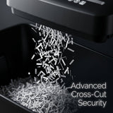 Mini cross cut paper shredder 6 sheets 13L Shredder machine - BAS Kuwait Bab Al Saif 