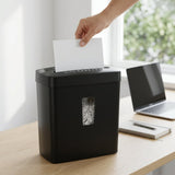 Mini cross cut paper shredder 6 sheets 13L Shredder machine - BAS Kuwait Bab Al Saif 