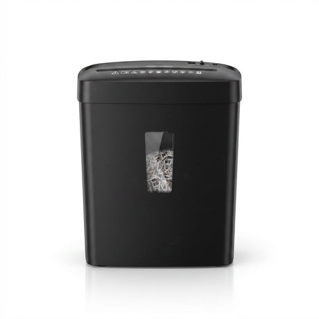 Mini cross cut paper shredder 6 sheets 13L Shredder machine - BAS Kuwait Bab Al Saif 