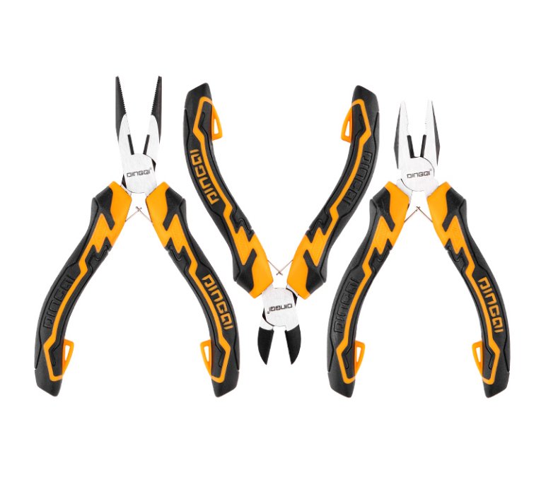 Mini Wire Cutting Pliers Set 3pcs 5" DINGQI BRAND - BAS Kuwait Bab Al Saif Standard Standard 
