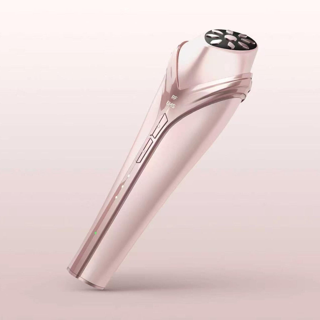 MLAY S05 RF Face Tightening and Massager Beauty Device | 3 Interchangeable Heads - BAS Kuwait Bab Al Saif Rose gold 