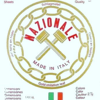 Nazionale silver paper and gold imitation leaf paper italy - BAS Kuwait BAS Silver Silver Leaf 16 X 16 