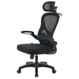 Office Chair Modern Nylon Base Adjustable Reclining Height Adjustable - BAS Kuwait Bab Al Saif Black Standard 