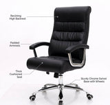 Office Chair Reclining Luxury Manager Standard Comfort - BAS Kuwait Bab Al Saif 