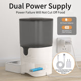 PAPIFEED Automatic Smart Remote Food Dispenser Feeder 3L For Pets Cats And Dogs - BAS Kuwait Bab Al Saif 