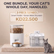 Pet Bundle - Smart Fountain + Smart Feeder - BAS Kuwait Bab Al Saif 