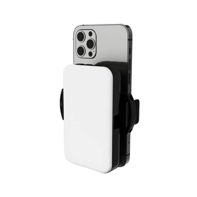 Phone Light, Selfie Light for iPhone, High Power Rechargeable RGB Light for Video Recording - BAS Kuwait Bab Al Saif White Standard 