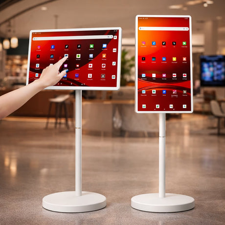 Portable 32" Smart Touchscreen TV with remote | Android 15 | 8GB+128GB | BAS Kuwait Bab Al Saif 
