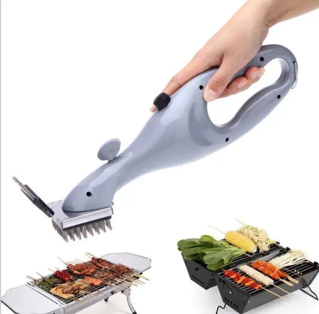 Portable grill cleaner brush | steam barbecue cleaner brush - bas kuwait Bab Al Saif Standard Standard 