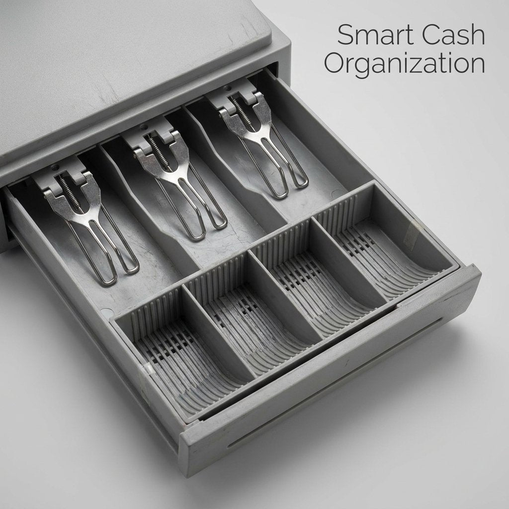 POS Cash Register Machine with Barcode Label Printing - BAS Kuwait Bab Al Saif 