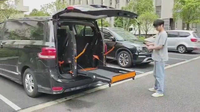 Electric Lift Wheelchair Automatic Platform Foldable - Fits Cars Van And Truck - BAS Kuwait