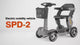 Foldable 4-Wheel Electric Mobility Chair Scooter Foldable – 350W Detachable Seat 60km Range Digital Screen - BAS Kuwait