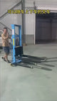 Forklift 1 Ton 1.6 Meter I Stacker Truck with Auto Lift I Lithium Battery - BAS Kuwait