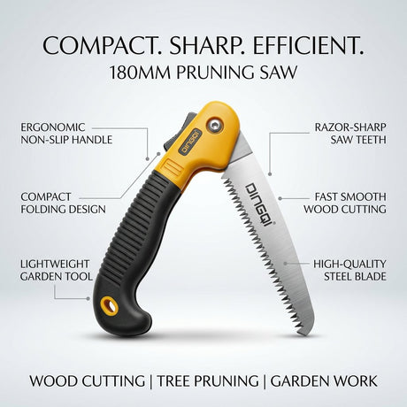 Pruning Saw High Quality Wood Cutting 180mm DINGQI BRAND - BAS Kuwait Bab Al Saif 