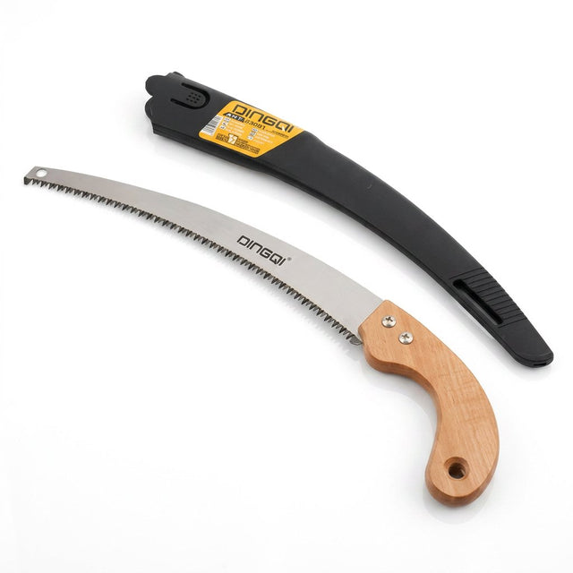 Pruning Saw With Wood Handle 14" Dingqi brand - BAS kuwait Bab Al Saif 
