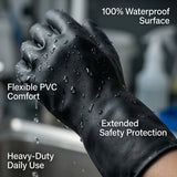 PVC Gloves 100G Dingqi Brand - BAS Kuwait Bab Al Saif 