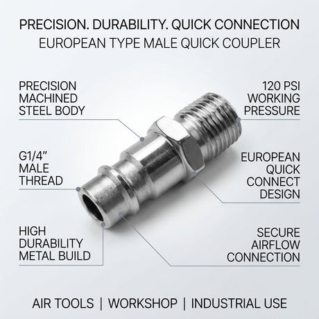 Quick Coupler MALE (European type) Wokin Brand - BAS Kuwait Bab Al Saif 