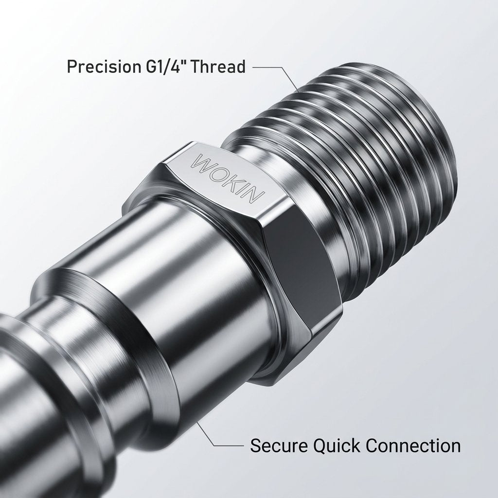 Quick Coupler MALE (European type) Wokin Brand - BAS Kuwait Bab Al Saif 