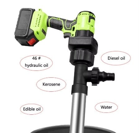Rechargeable Lithium Oil Pump Diesel Barrel Pump - 800W High-Power Portable Electric Fuel Pump – BAS Kuwait Bab Al Saif 