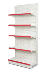 Retail Display Stand 5 Layer Shop Shelving Unit with Pegboard Back 90x40x190cm - BAS Kuwait Shop Display & Shelving BAS 