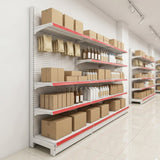Retail Display Stand 5 Layer Shop Shelving Unit with Pegboard Back 90x40x190cm - BAS Kuwait Shop Display & Shelving BAS 