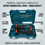 Rotary Hammer hilti machine Drill 800W - BAS Kuwait Bab Al Saif 