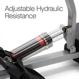 Rower Machine for Home Use – Portable Foldable Hydraulic Resistance Air Rower for Cardio & Fitness - BAS Kuwait Bab Al Saif 
