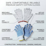 safety Cotton Gloves - BAS kuwait BAS 