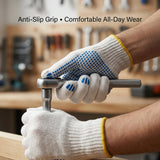 safety Cotton Gloves - BAS kuwait BAS 