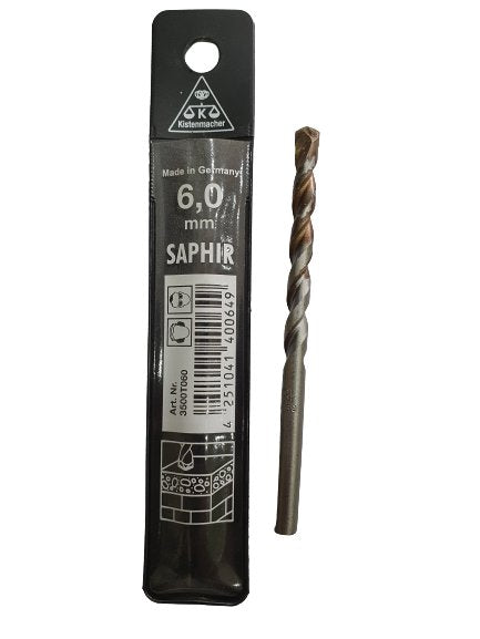Saphir Concrete Drill Bit (Germany) - BAS Kuwait Saphir Standard 6 Mm 