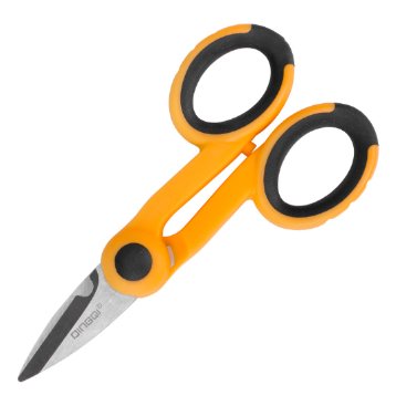 Scissor with TPR Handle for Electrician 6" DINGQI BRAND - BAS Kuwait Bab Al Saif 