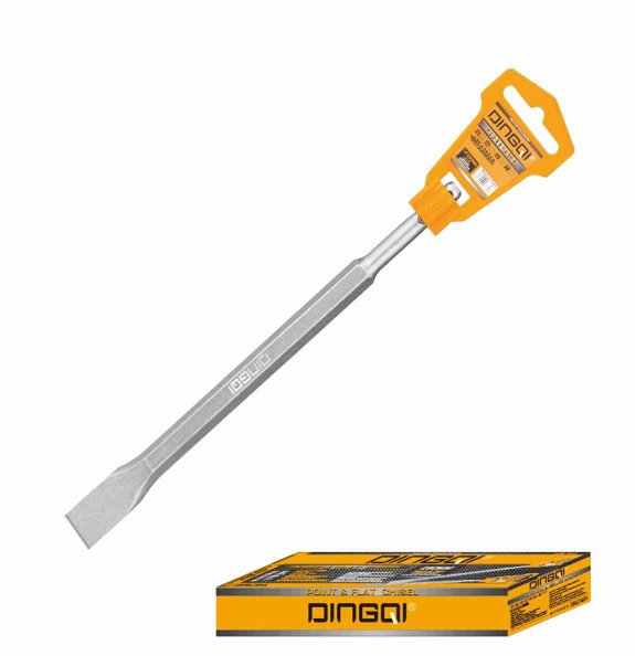 SDS Plus Flat Chisel DINGQI BRAND - BAS Kuwait Bab Al Saif Standard 14 X 300 