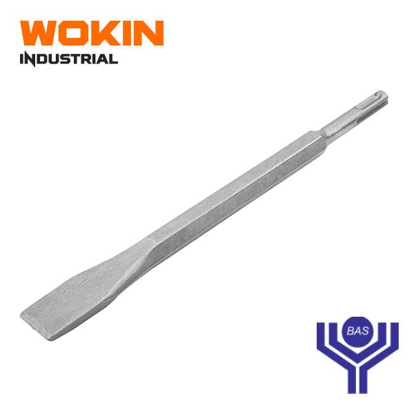 SDS Plus Flat Chisel Wokin Brand Industrial - BAS Kuwait Bab Al Saif Standard 14 X 250 X 20Mm 