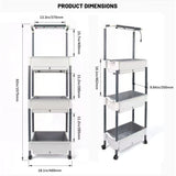 Self-Watering 3-Layer Indoor Gardening Rack with LED Grow Lights | Indoor Plants Growing System - BAS Kuwait Bab Al Saif 