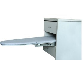 Sliding Ironing Board (Without Drawer) - BAS Kuwait Bab Al Saif White 93 x 31 cm 